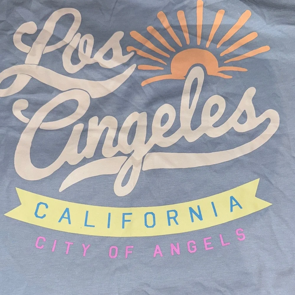 Los Angeles Kids Tee - Sky‎ Blue